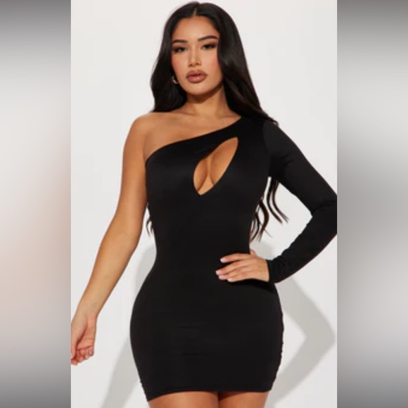 Fashion nova Vibes On Vibes One Shoulder Dress - Picture 1 of 1